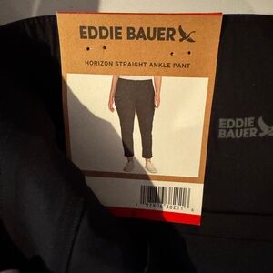 Eddie Bauer Horizon Straight Ankle Pants - Black
